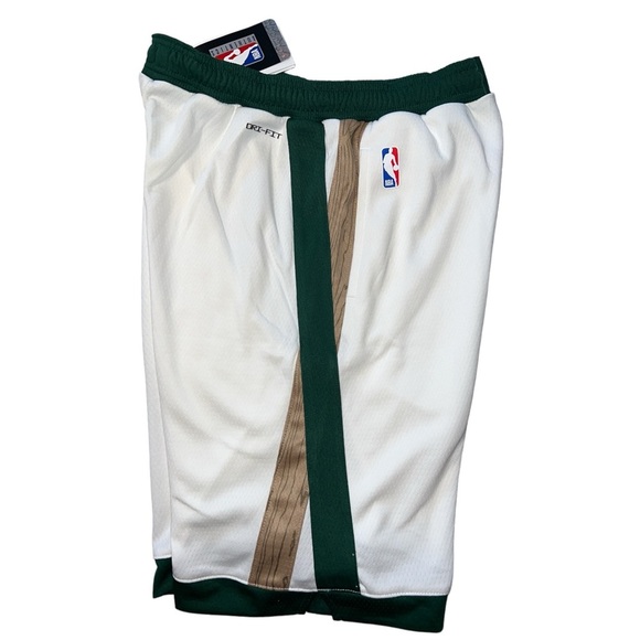 Nike Boston Celtics Youth City Edition NBA Basketball Dri-Fit Shorts - Picture 8 of 10